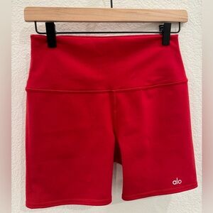 Alo 5” airbrush high waist biker shorts